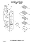 Diagram for 04 - Freezer Liner Parts