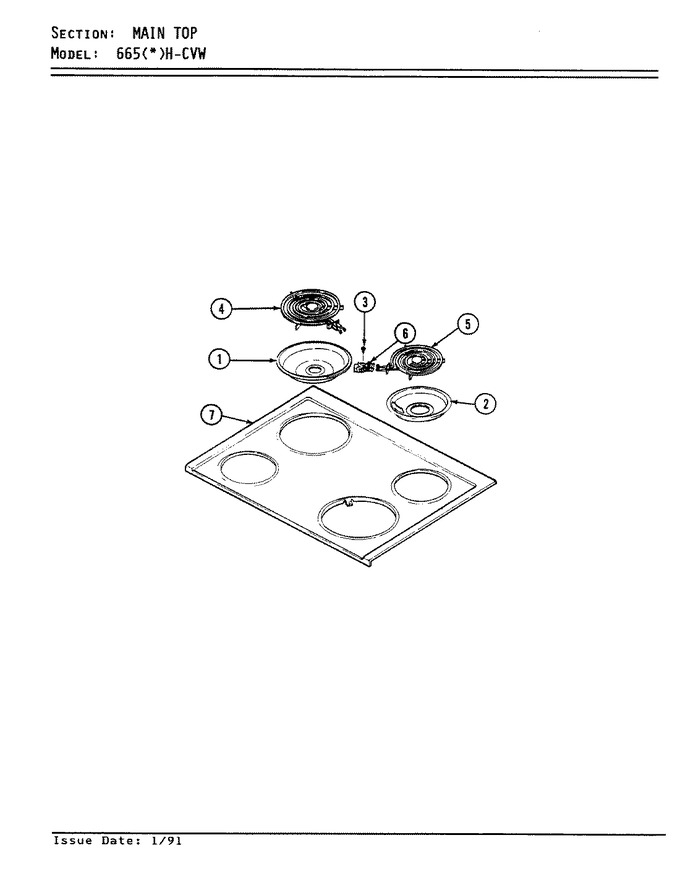 Diagram for 665WH-CVW