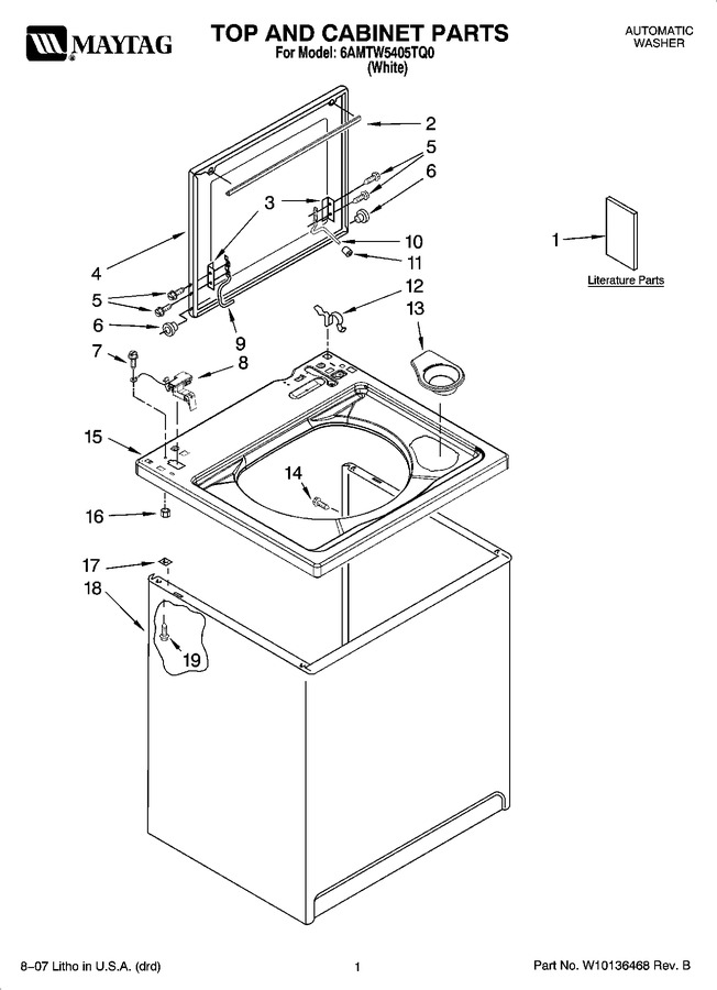 Diagram for 6AMTW5405TQ0