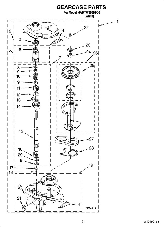 Diagram for 6AMTW5555TQ0