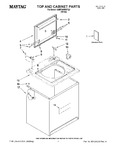 Diagram for 01 - Top And Cabinet Parts