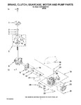 Diagram for 04 - Brake, Clutch, Gearcase, Motor And Pump Parts