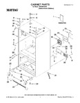 Diagram for 01 - Cabinet Parts