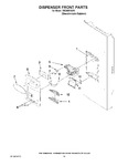 Diagram for 08 - Dispenser Front Parts