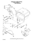 Diagram for 06 - Freezer Liner Parts