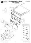 Diagram for 01 - Top And Console Parts