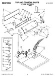 Diagram for 01 - Top And Console Parts