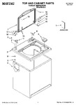 Diagram for 01 - Top And Cabinet Parts