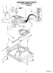 Diagram for 05 - Machine Base Parts