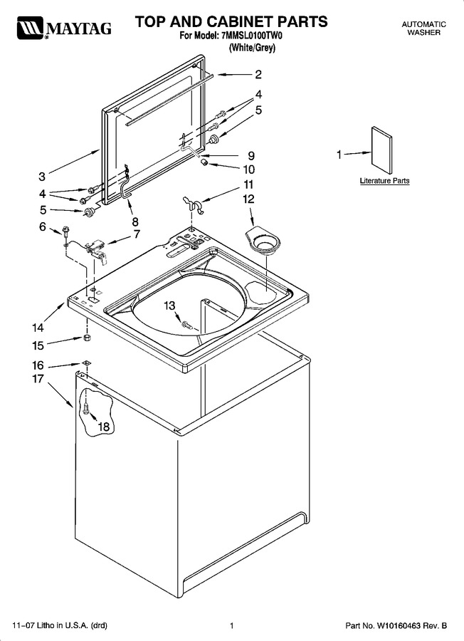 Diagram for 7MMSL0100TW0