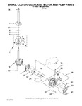 Diagram for 04 - Brake, Clutch, Gearcase, Motor And Pump Parts