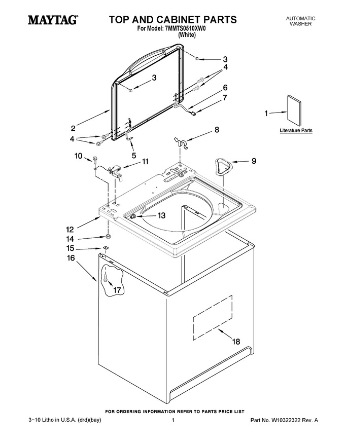 Diagram for 7MMTS0510XW0