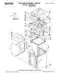 Diagram for 01 - Top And Cabinet Parts