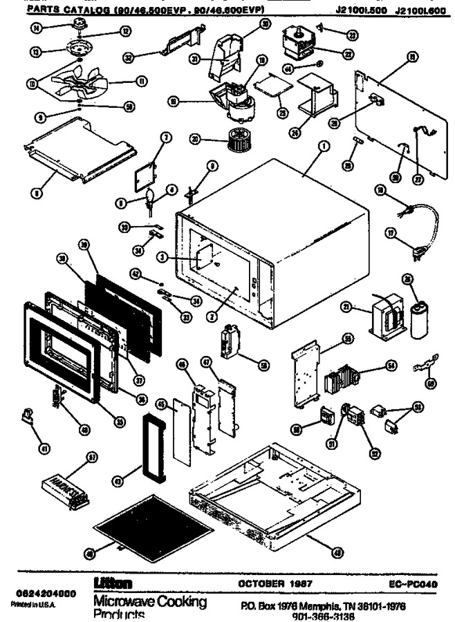 Diagram for J2100I.500 (BOM: J2100I.50 0)