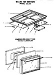 Diagram for 03 - Glass Top And Oven Door