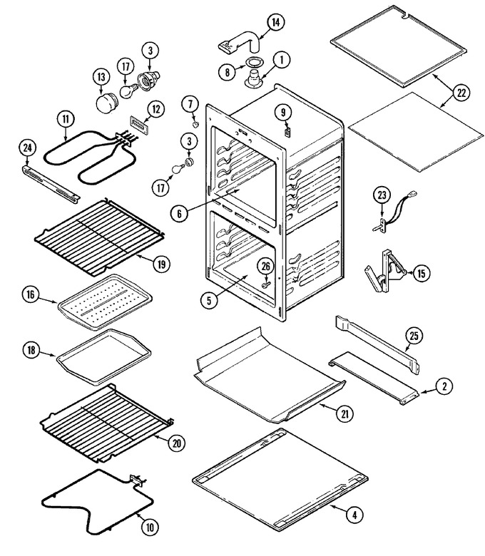 Diagram for 9825XUB