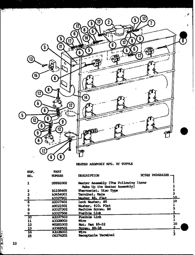 Diagram for 9C5ES (BOM: P6968418R)