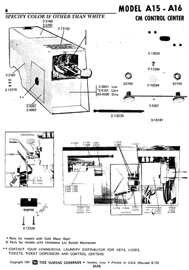 Diagram for A16CM