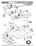 Diagram for 01 - Control Panel, Top Cvr & Lid Swtch (00)