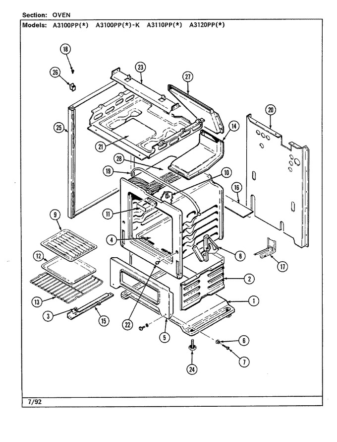 Diagram for A3110PPW