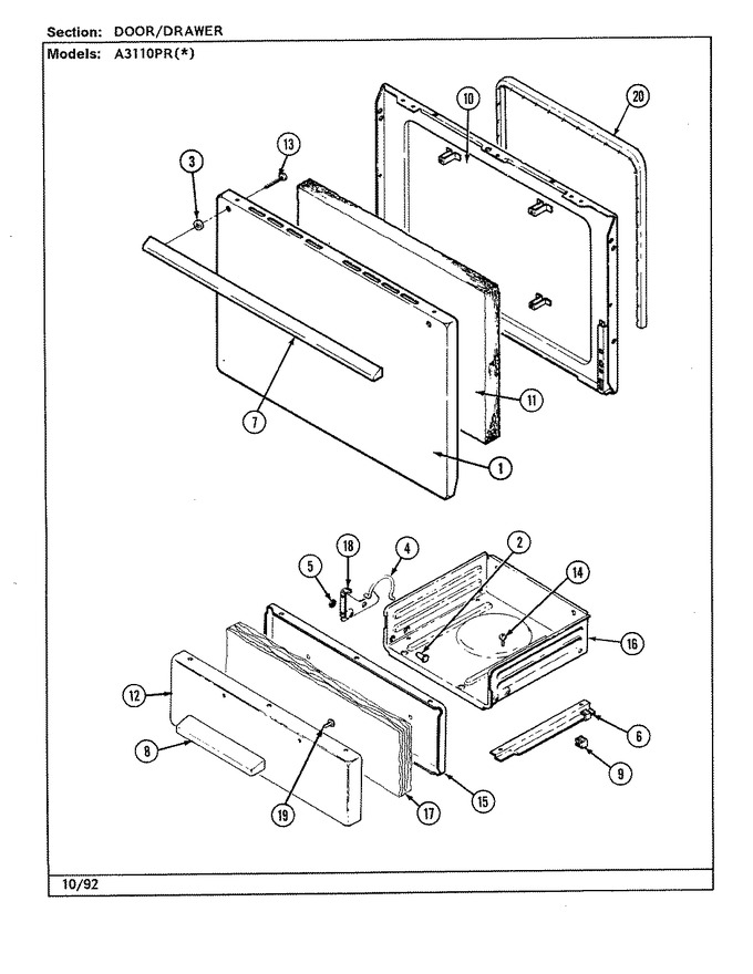 Diagram for A3110PRW