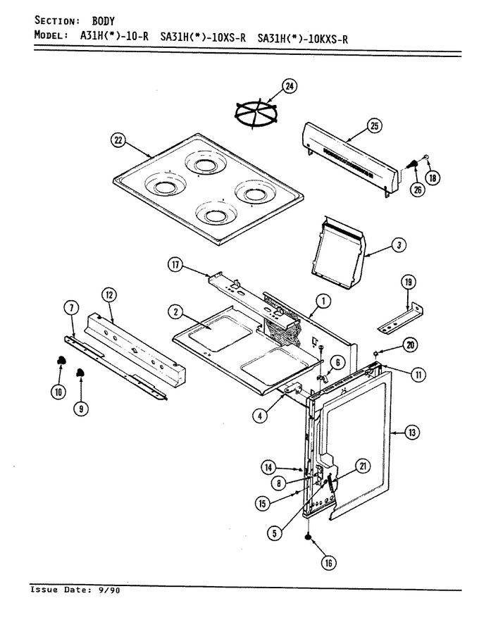 Diagram for SA31HK-10KXS-R