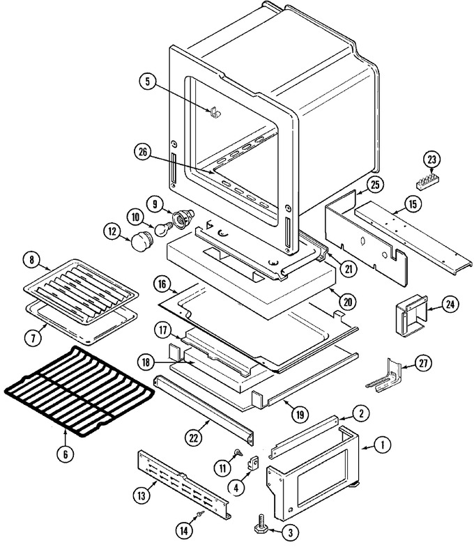 Diagram for CRG9300CAW