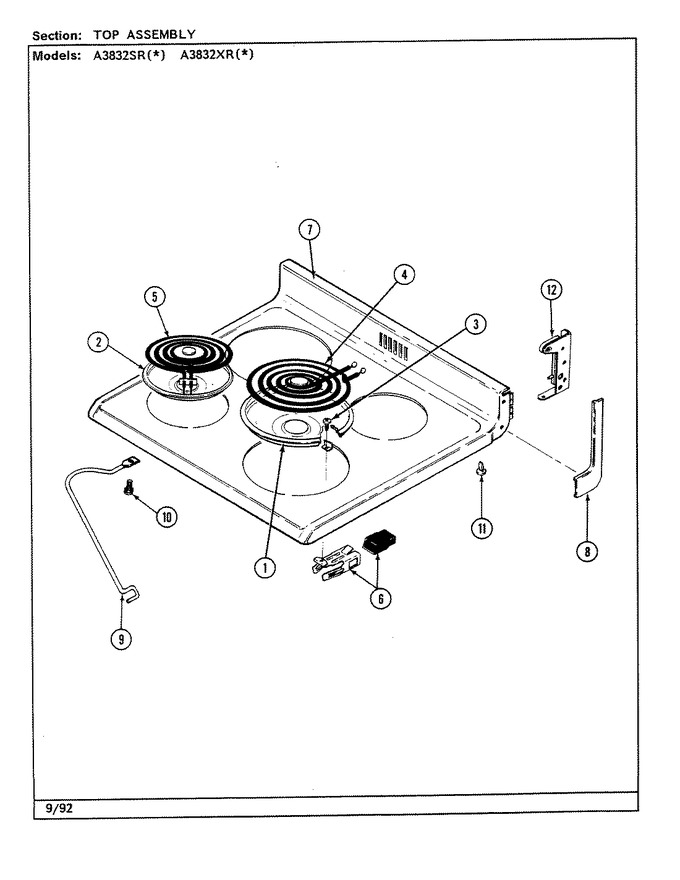 Diagram for A3832XRA