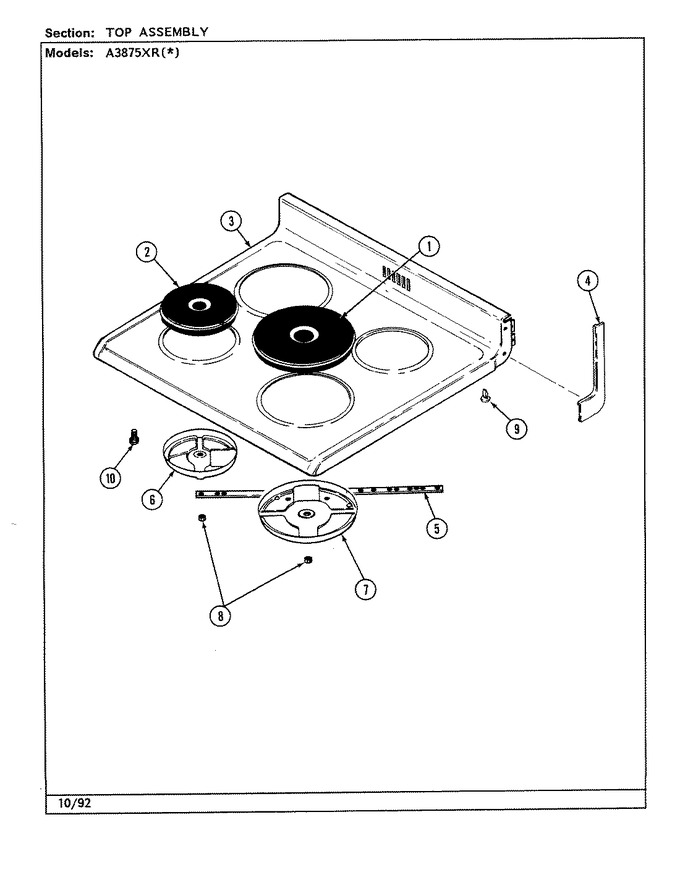 Diagram for A3875XRW