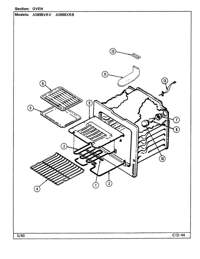 Diagram for A5898VRV