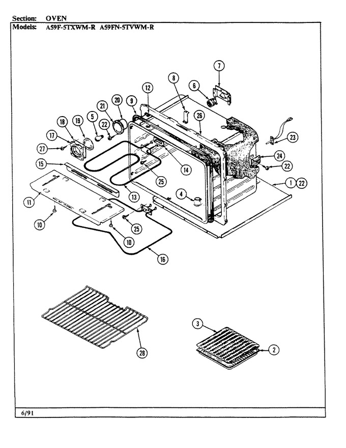 Diagram for A59FN-5TVWM-R