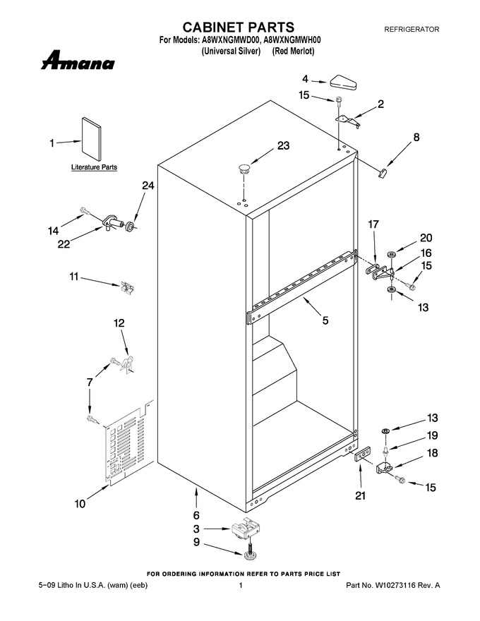 Diagram for A8WXNGMWH00