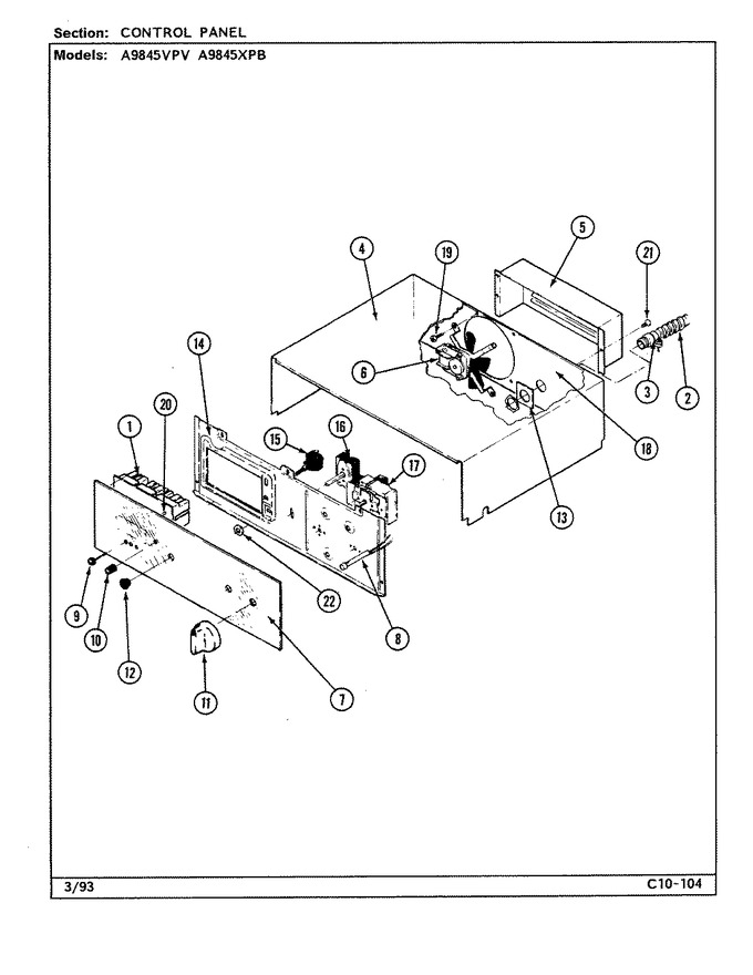 Diagram for A9845VPV