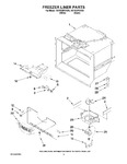 Diagram for 03 - Freezer Liner Parts