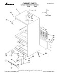 Diagram for 01 - Cabinet Parts