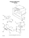 Diagram for 03 - Freezer Liner Parts