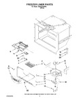 Diagram for 03 - Freezer Liner Parts