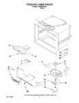 Diagram for 03 - Freezer Liner Parts