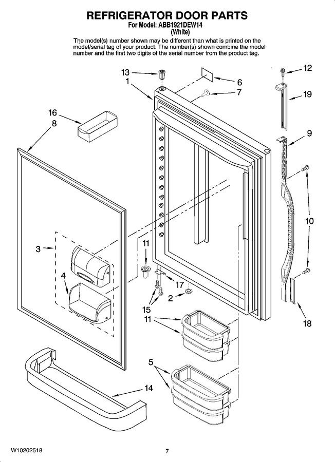 Diagram for ABB1921DEW14