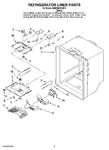 Diagram for 02 - Refrigerator Liner Parts