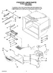 Diagram for 03 - Freezer Liner Parts