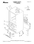 Diagram for 01 - Cabinet Parts