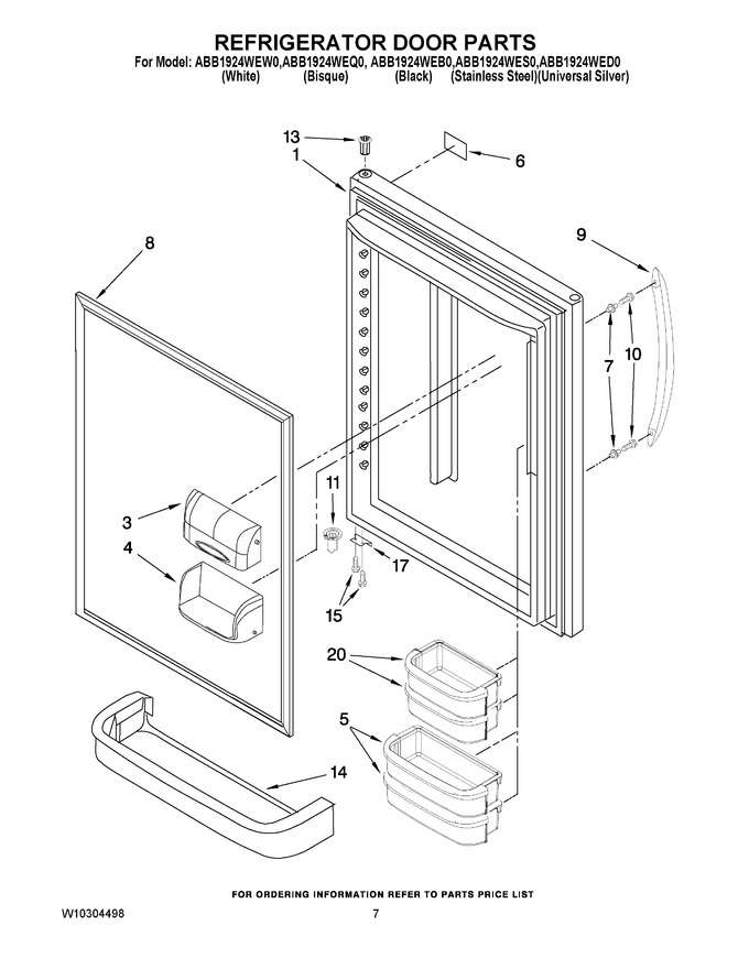 Diagram for ABB1924WEW0