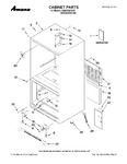 Diagram for 01 - Cabinet Parts