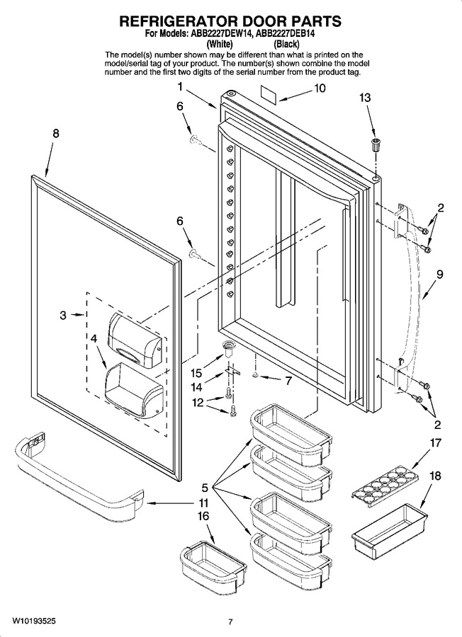 Diagram for ABB2227DEW14