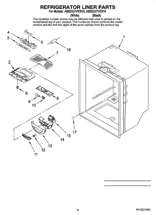 Diagram for ABB2227VEW10