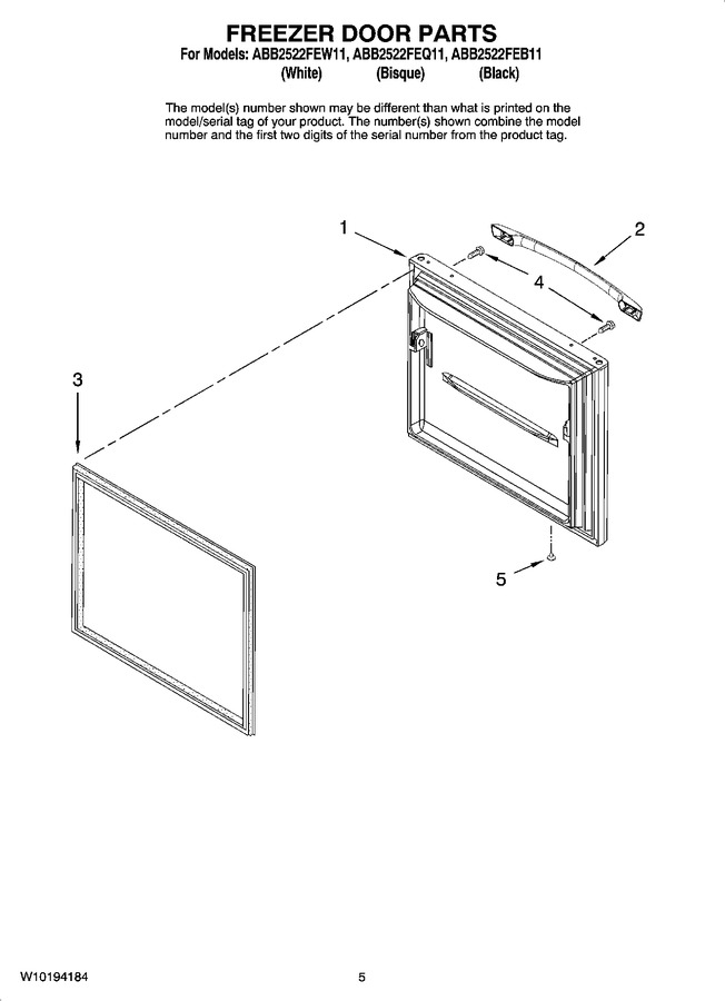 Diagram for ABB2522FEW11