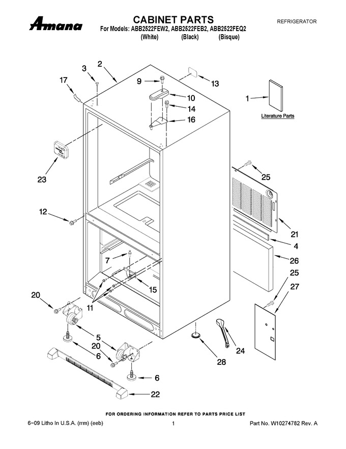 Diagram for ABB2522FEW2