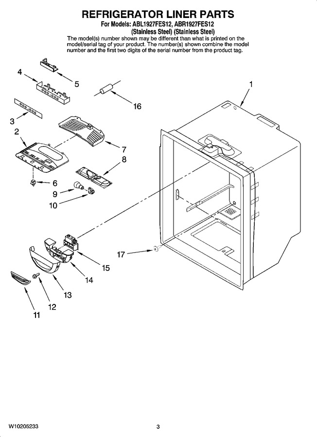 Diagram for ABR1927FES12