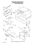 Diagram for 03 - Freezer Liner Parts